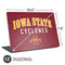 Iowa State University Collegiate Text Universal Laptop 13in (10.6 x 7.6in) Skin
